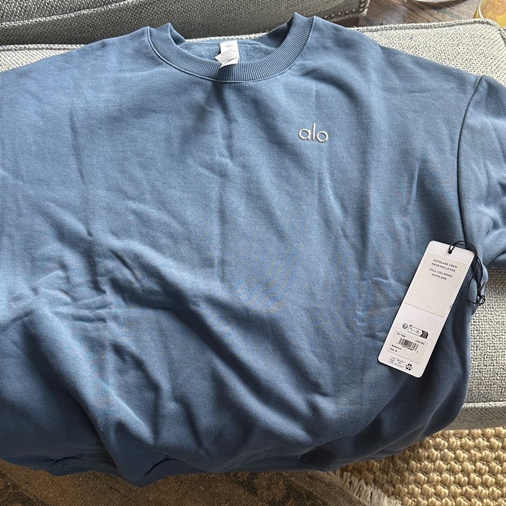 ALO Yoga Bluestone Accolade Crew Sweatshirt